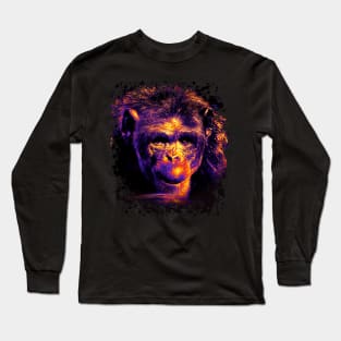 Monkey - Your rainbow animal guide Long Sleeve T-Shirt